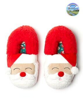 Dearfoams Unisex Holiday Reindeer Turkey Scuff Slippers Memory Foam